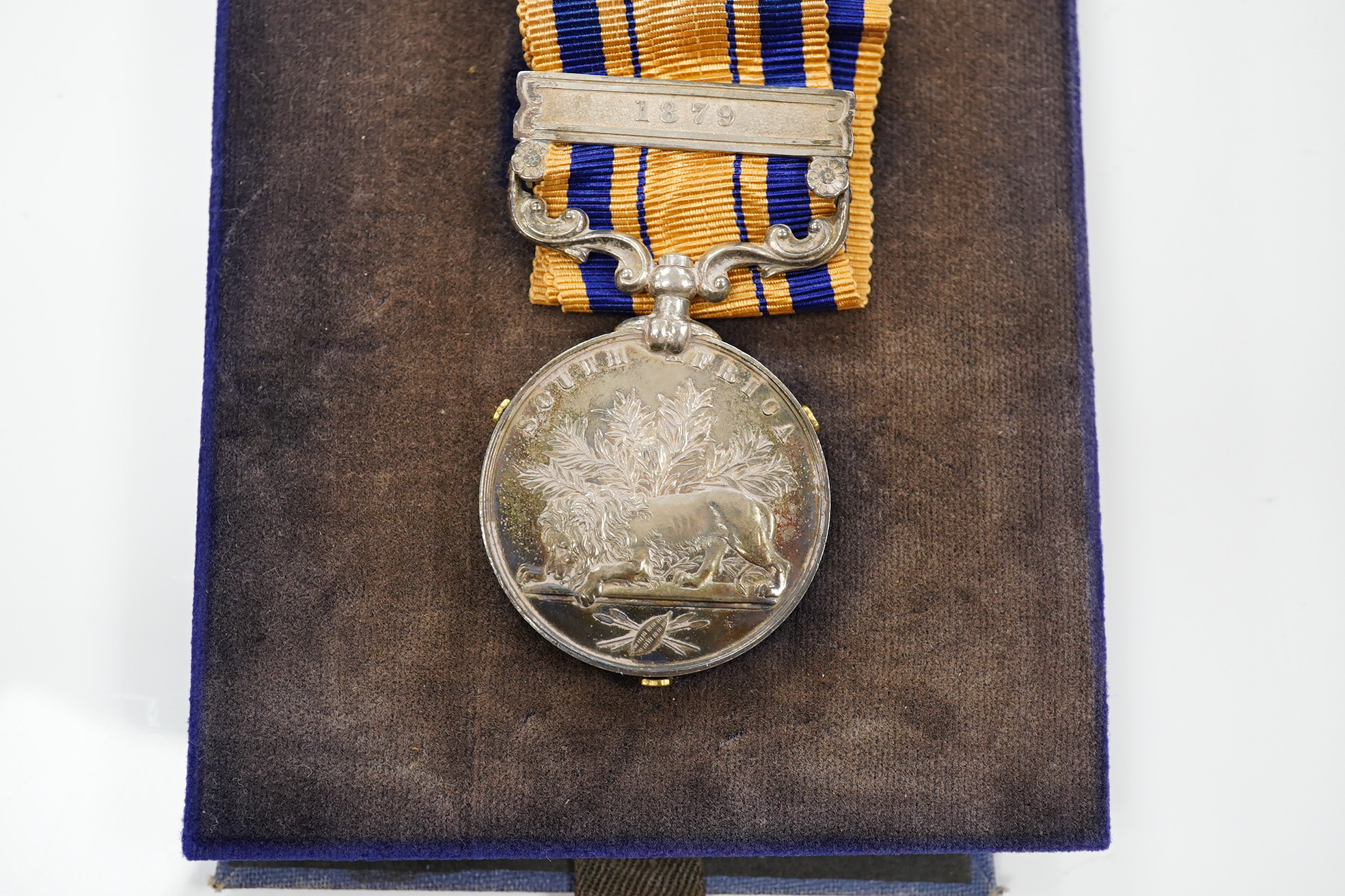 A Victorian Ashantee/South Africa Medal group to J.E.Symonds Cooprs Crew. HMS Amethyst